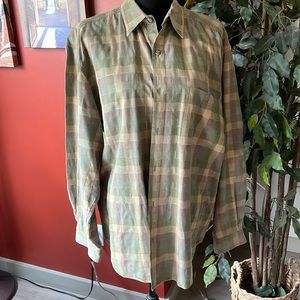 AXIS Mens long sleeve shirt with button breast pocket